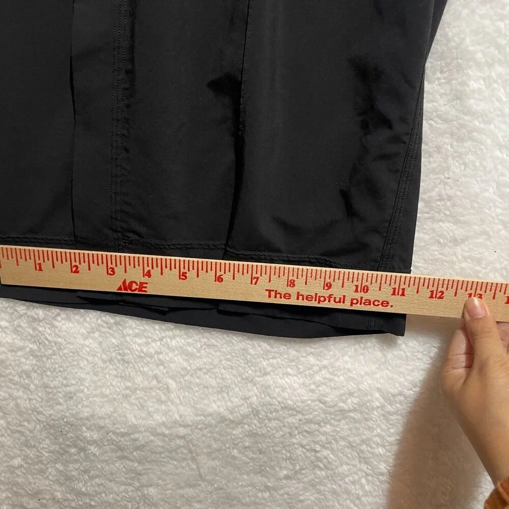 Lululemon Wanderer Culotte Wide Leg Pants 8 Black Pockets Swift Lightweight - Picture 10 of 14